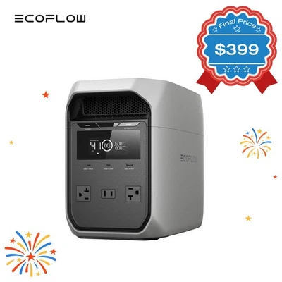 EcoFlow DELTA 3 Classic 1024Wh 1800W Portable Power Station LiFePO4 Battery - Image 1 of 4