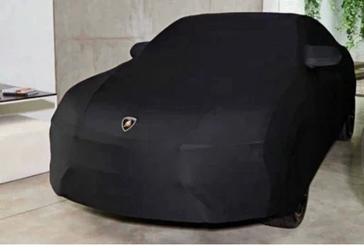 СОВЕРШЕННО НОВЫЙ ПОДЛИННЫЙ LAMBORGHINI URUS МЯГКИЙ ЧЕРНЫЙ ВЫСТАВОЧНЫЙ ЗАЛ КРЫТЫЙ АВТОМОБИЛЬНЫЙ ЧЕХОЛ И СУМКА - Изображение 1 из 4