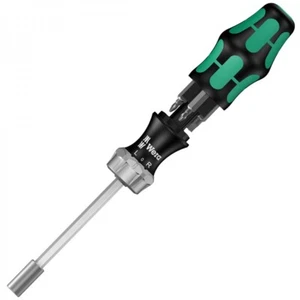 Wera 073660 Ratcheting Bit Screwdriver Kraftform Kompakt 1/4" Hex Ratchet - Picture 1 of 1