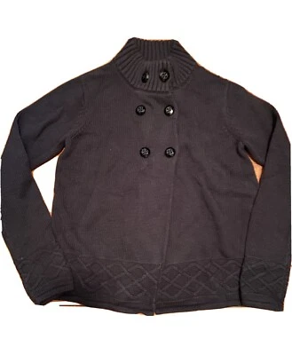 Gymboree Fancy Dalmatian Black Cardigan Button Up Sweater Girls L 10-12 NEW NWT - Image 1 of 2