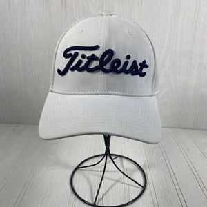 Titleist V1 New Era Mesh Fitted M/L White Dad, Golf Hat - Picture 1 of 8