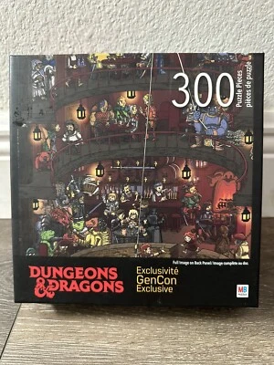 D&D Dungeons And Dragons 300 шт. Пазл Inn Hotel GENCON ЭКСКЛЮЗИВНЫЙ РЕДКИЙ - Изображение 1 из 4