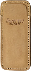 LionSTEEL Vertical Brown Leather Knife Sheath 900FDV3SN - Picture 1 of 2