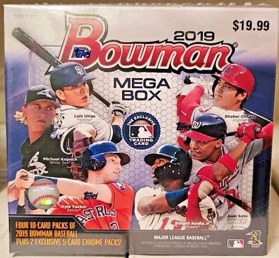 Bowman Chrome 2019 mega caja sellada Julio Rodríguez Yordan Álvarez Alonso Bohm Foto 1 de 2