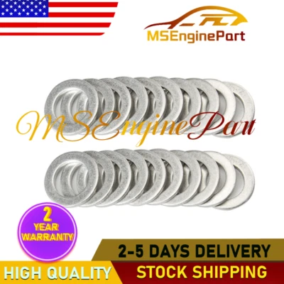 94109-14000 20Pcs 14mm OIL Drain Plug Crush Washers Gaskets For Honda Accord - Image 1 of 4