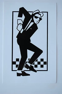 Ska Sticker V Decal 6" X 4" Dancehall Reggae Madness Specials (235) - Picture 1 of 1