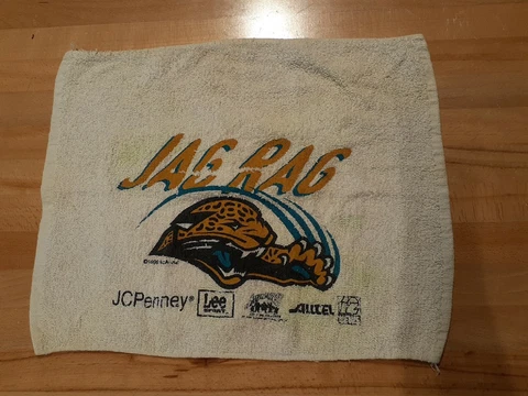 VTG Jacksonville Jaguars Rally Towel 14x17 NFL Fan Football Team Hand Rag 1999 Cover