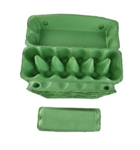 150 X Light Green Full Dozen Carton 12-Egg Recyclable Egg Cartons - Picture 1 of 11