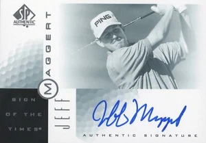 UPPER DECK 2001 SP AUTHENTIC JEFF MAGGERT #JM SIGN OF THE TIMES AUTOGRAMMKARTE - Bild 1 von 2