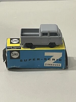 SIKU FORD TAUNUS TRANSIT V251 SUOER SERIE ZINKGUSS AVEC BOÎTE GERMANY JOUET - Photo 1/4