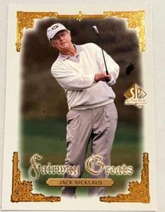 JACK NICKLAUS 2001 Upper Deck Golf SP Autentico FAIRWAY GRANDI #99 - Foto 1 di 2