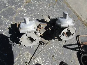 TRIUMPH 4 cylinder Zenith Stromberg carburetors, 1 piece intake exhaust manifold - Picture 1 of 11