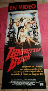 POSTER/AFFICHE DE VIDEO CLUB 157 x 58 " TENNESSEE BUCK " 1988 - Photo 1/2