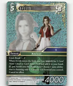 FOIL - Final Fantasy Aerith LB 25-110R - Tears of the Planet - Picture 1 of 1