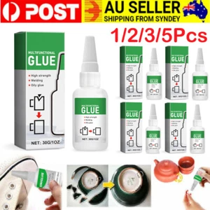 1-5Pcs Welding High-Strength Oily Glue with Dropper - Super Glue Universal 30g - Picture 1 of 16