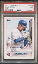 2022 Topps Update SSP Variation Seiya Suzuki #US250 Rookie PSA 9