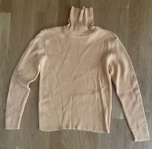 Talbot’s Turtleneck Melon Color Petite Small 100% Cotton New - Picture 1 of 4