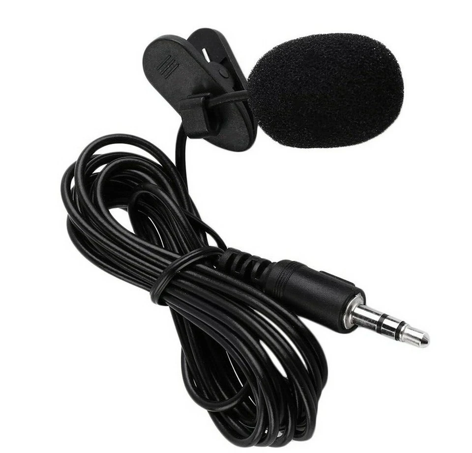 Elektret Kondensator Ansteck Mikrofon, Clip, Klinke 3.5mm. Smartphone, PC, 1St - Bild 1 von 1