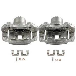 Front Pair Brake Calipers w/Bracket For 00-06 Nissan Sentra (Exc 2.5L L4 Models) - Picture 1 of 6