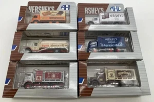 (6) 1991 AHL Hershey's Die Cast 1:64 Scale Delivery Trucks~ALL NEW in BOX - Picture 1 of 1