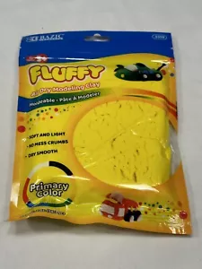 fluffy air dry modeling clay for kids 2 OZ YELLOW - Picture 1 of 2
