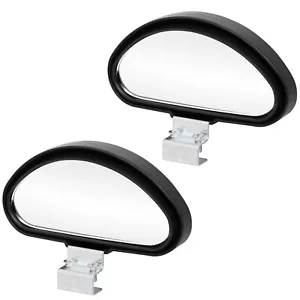 2 X Adjustable Car Van Blind Spot Mirrors NEW Wide Angle Side Rear View Mirror - Picture 1 of 8
