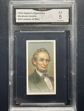 1924 Ogden’s Leaders of Men, Abraham Lincoln - GMA 5 ￼EX