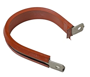 10x JM 44LC28WD32GF 2 in Aluminum Silicone Cushioned Adel P Clamp USA - Picture 1 of 3