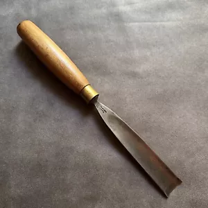 ANTIQUE WARD & PAYNE CAST STEEL 1" GOUGE CHISEL TOOL MADE IN ENGLAND - Picture 1 of 7