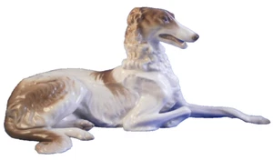 Nymphenburg Porcelain Borzoi Dog Figurine Figure Porzellan Hund Figur Barsoi A - Picture 1 of 15