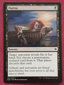 Magic The Gathering IXALAN DURESS black card MTG - Picture 1 of 2