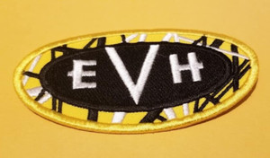 EVH Eddie Van Halen Worldwide Shipping Embroidered Patch 2 x 4"
