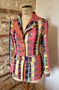 Christian Lacroix Jeans Veste blazer coton femme VINTAGE BLAZER JACKET T.42 L - Imagen 1 de 17