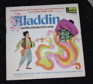 Disney Aladdin & his Wonderful Lamp LP Disneyland Record ST 3989 w/booklet - Picture 1 of 1