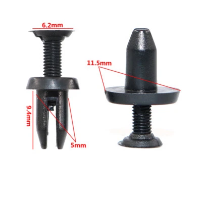 10 piezas clips de retención de molduras de cubierta de motor limpiaparabrisas para Mazda Ford Foto 1 de 3