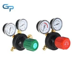 Dual Welding Gas Gauges, Oxygen (CGA-540) and Acetylene (CGA-510) Regulators Com - Picture 1 of 11