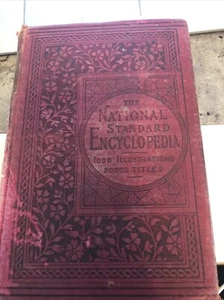 The National Standard Encyclopedia Illustrated 1884 A.L. Burt RARE - Picture 1 of 5