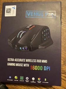 UtechSmart VENUSPro2833 RGB MMO Wireless Gaming Mouse - Picture 1 of 2