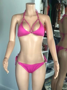 MED COVER ROSA DAMEN SEXY ZWEITEILIGER BADEANZUG MODE BIKINI - Bild 1 von 2