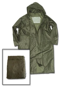 Impermeable PES/PVC oliva, protección contra la humedad, protección contra la lluvia, poncho -NUEVO- - Imagen 1 de 1