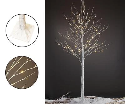 Christmas Birch Tree LED Illuminated Warm White Pre-Lit Twig 180cm Garden Home - Image 1 of 4
