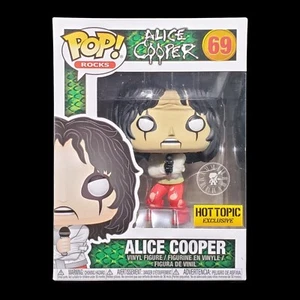 Funko Pop + Protector! Rocks #69 Alice Cooper Hot Topic Exclusive (Mint) - Picture 1 of 12