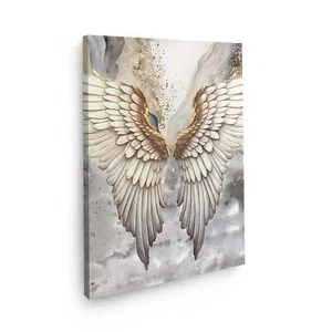 Engelsflügel Flügel Wandbild Leinwandbild abstrakt Kunstdruck XL Wanddeko Engel - Bild 1 von 7