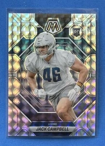 Jack Campbell 2023 Panini Mosaic Silver Prizm Rookie Card Rc #323 DETROIT LIONS - Picture 1 of 2