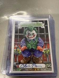 Gpk TOPPS GARBAGE PAIL KIDS SKETCH 1/1 CHRIS MEEKS 2022 Food Fight Joker - Picture 1 of 2