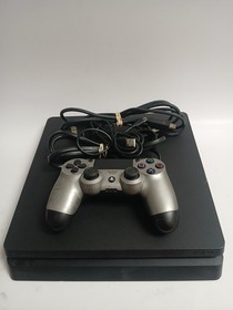 Sony PlayStation 4 Slim 1TB PS4 All Cords & Controller -TESTED - Slow Disc Drive