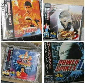 SNK Neo Geo CD 4 Games new with original For console snk  