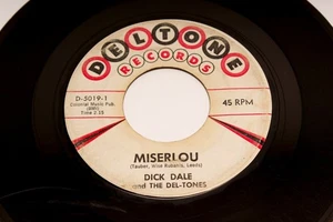 Dick Dale - Miserlou / Eight Till Midnight Deltone Records SURF 7” D-5019 - Picture 1 of 6