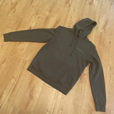 Oakley Sweater Mens Small Green Custom Fit Pullover Quarter Zip Kangaroo Pocket - Image 1 of 4