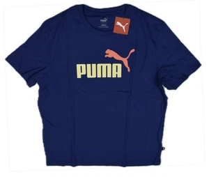 Puma Mens Blazing Blue Graphic Crewneck Tee T-Shirt XL NEW $25 586641 - Picture 1 of 4